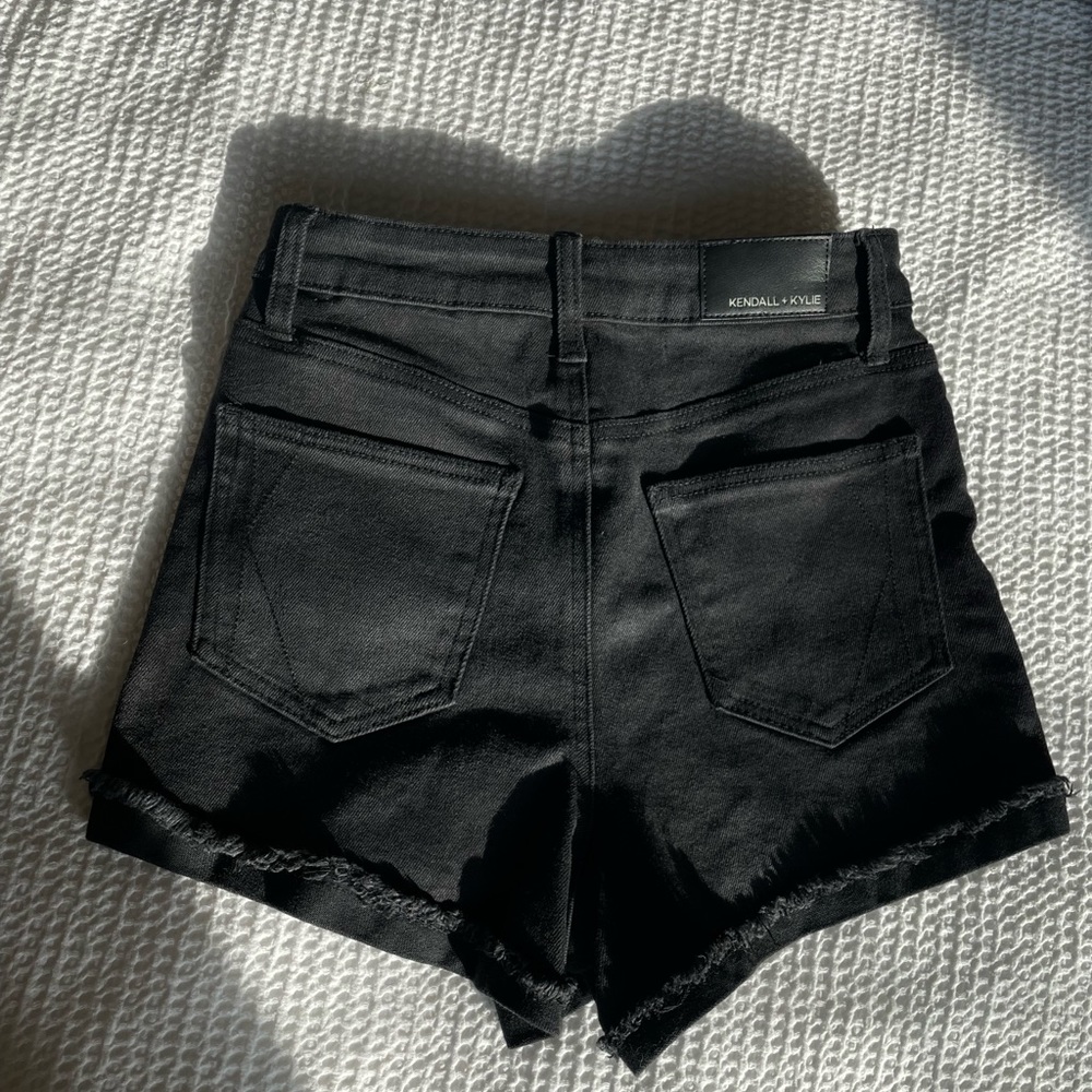 Black Denim Kendall&Kylie Shorts